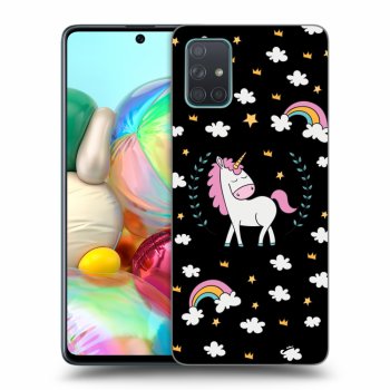 Ovitek za Samsung Galaxy A71 A715F - Unicorn star heaven