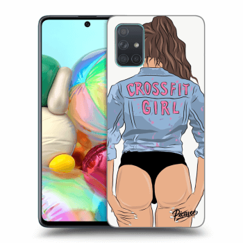 Picasee ULTIMATE CASE za Samsung Galaxy A71 A715F - Crossfit girl - nickynellow