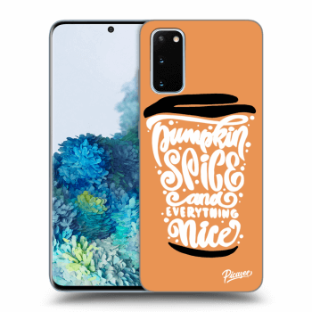 Ovitek za Samsung Galaxy S20 G980F - Pumpkin coffee