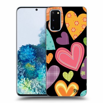 Ovitek za Samsung Galaxy S20 G980F - Colored heart
