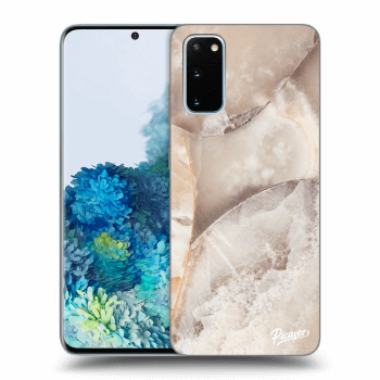 Ovitek za Samsung Galaxy S20 G980F - Cream marble