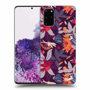 Ovitek za Samsung Galaxy S20+ G985F - Purple Leaf