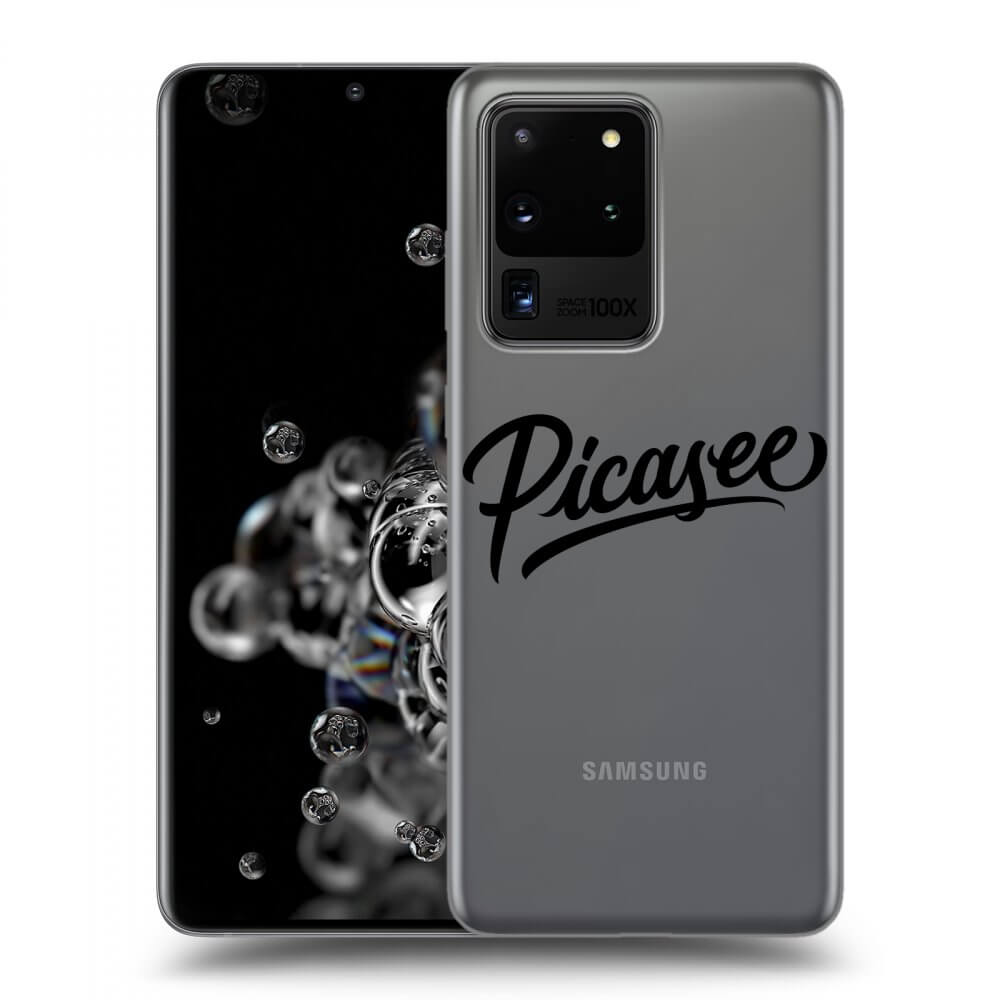 Picasee silikonski prozorni ovitek za Samsung Galaxy S20 Ultra 5G G988F - Picasee - black