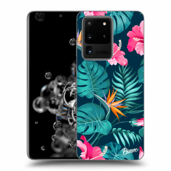 Picasee ULTIMATE CASE za Samsung Galaxy S20 Ultra 5G G988F - Pink Monstera