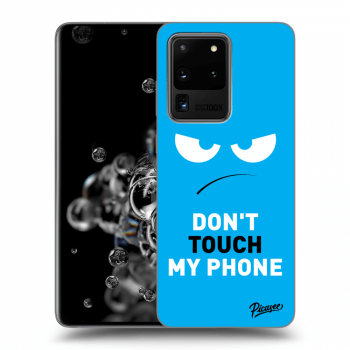 Ovitek za Samsung Galaxy S20 Ultra 5G G988F - Angry Eyes - Blue