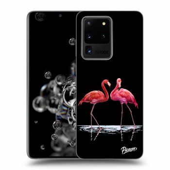 Picasee ULTIMATE CASE za Samsung Galaxy S20 Ultra 5G G988F - Flamingos couple