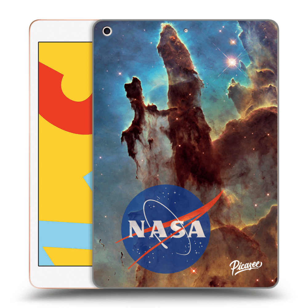 Picasee silikonski prozorni ovitek za Apple iPad 10.2" 2019 (7. gen) - Eagle Nebula