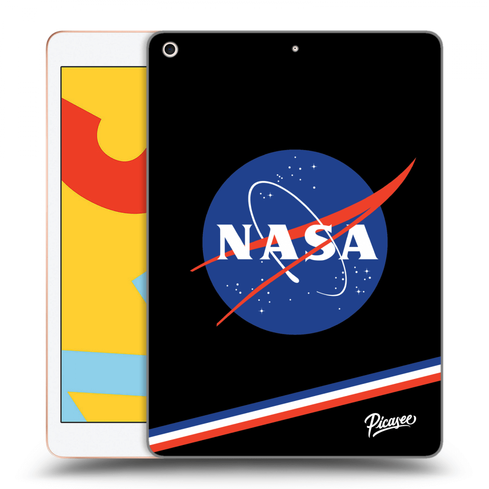 Picasee silikonski črni ovitek za Apple iPad 10.2" 2019 (7. gen) - NASA Original