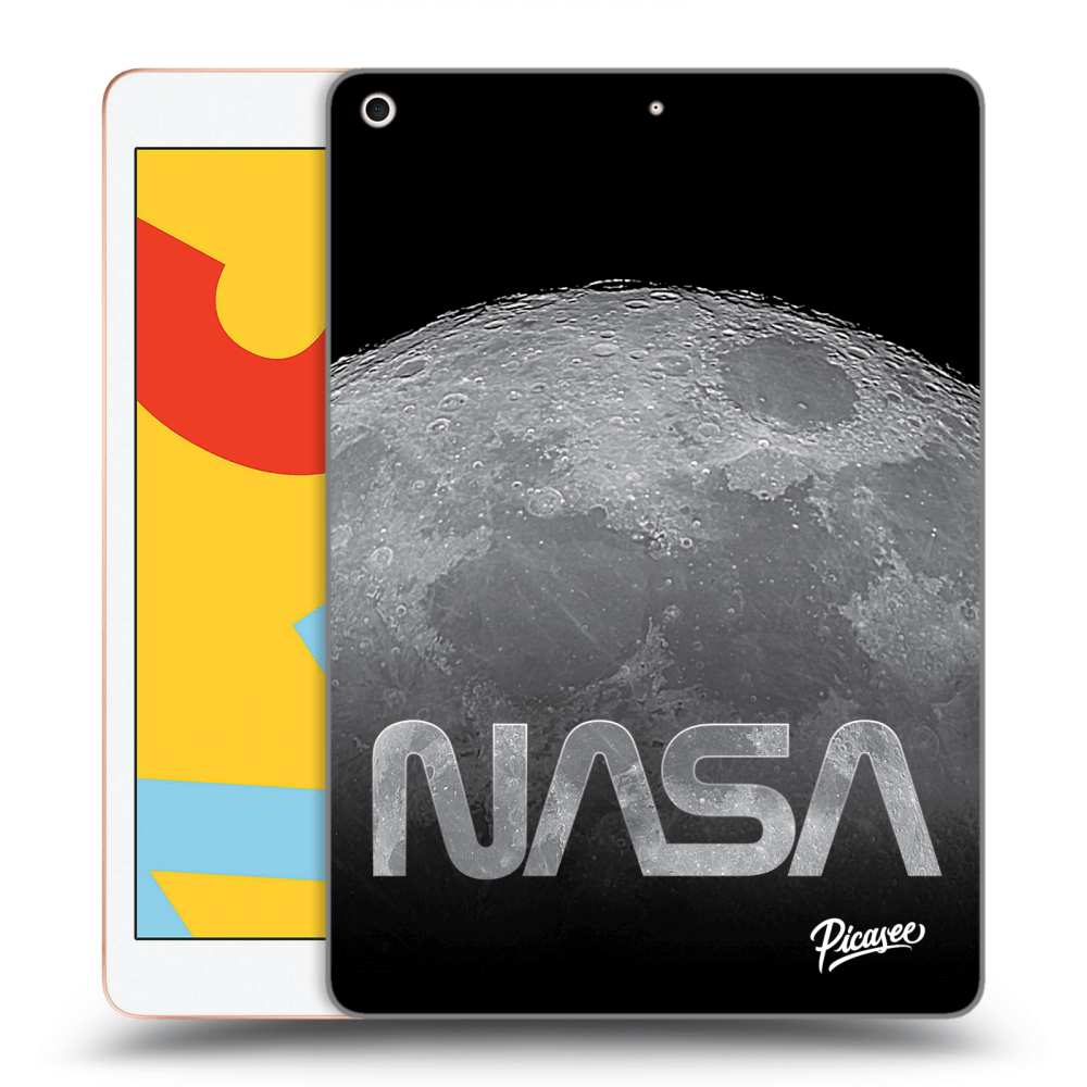 Picasee silikonski črni ovitek za Apple iPad 10.2" 2019 (7. gen) - Moon Cut