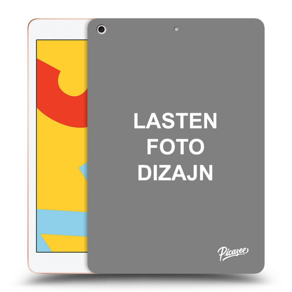 Picasee silikonski prozorni ovitek za Apple iPad 10.2" 2019 (7. gen) - Lasten foto dizajn