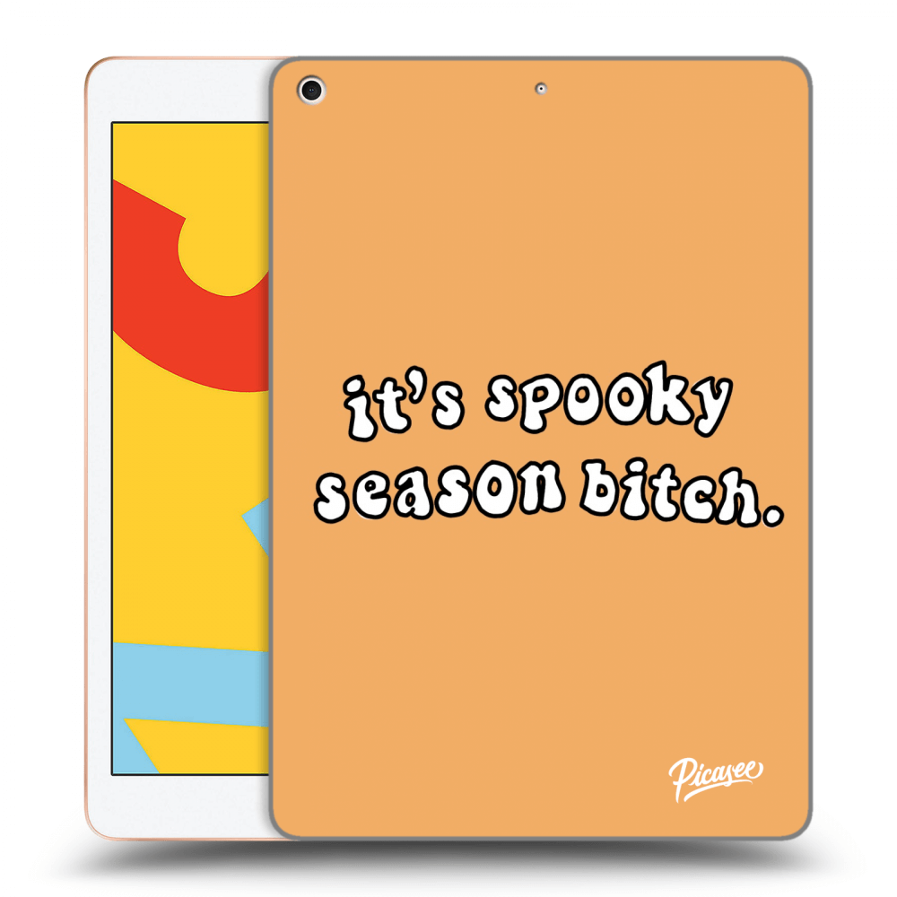 Picasee silikonski črni ovitek za Apple iPad 10.2" 2019 (7. gen) - Spooky season