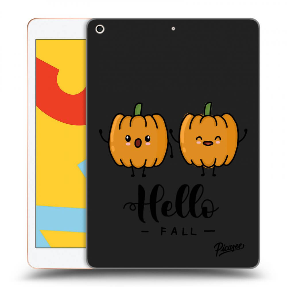 Picasee silikonski črni ovitek za Apple iPad 10.2" 2019 (7. gen) - Hallo Fall