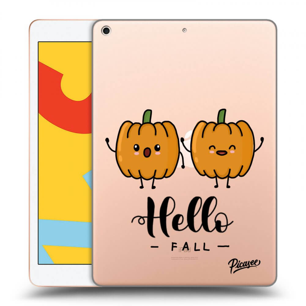 Picasee silikonski prozorni ovitek za Apple iPad 10.2" 2019 (7. gen) - Hallo Fall
