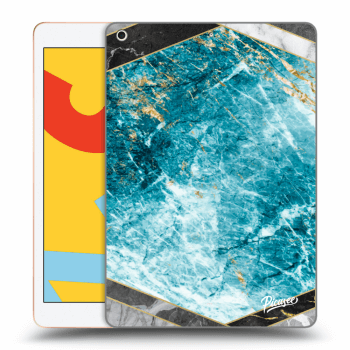 Ovitek za Apple iPad 10.2" 2019 (7. gen) - Blue geometry