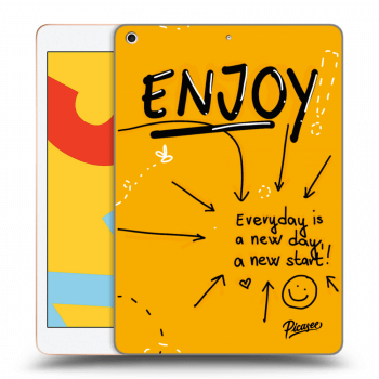 Picasee silikonski prozorni ovitek za Apple iPad 10.2" 2019 (7. gen) - Enjoy