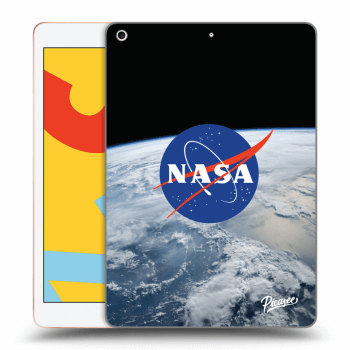 Picasee silikonski črni ovitek za Apple iPad 10.2" 2019 (7. gen) - Nasa Earth