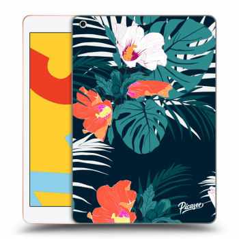 Picasee silikonski prozorni ovitek za Apple iPad 10.2" 2019 (7. gen) - Monstera Color