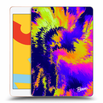 Picasee silikonski prozorni ovitek za Apple iPad 10.2" 2019 (7. gen) - Burn