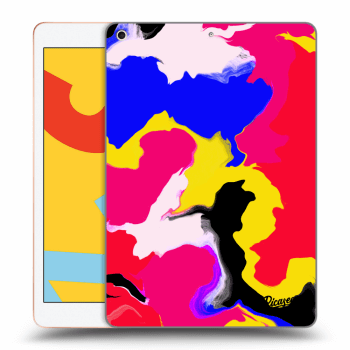 Picasee silikonski prozorni ovitek za Apple iPad 10.2" 2019 (7. gen) - Watercolor
