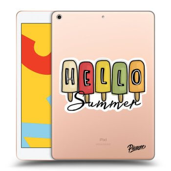 Picasee silikonski prozorni ovitek za Apple iPad 10.2" 2019 (7. gen) - Ice Cream
