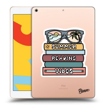 Picasee silikonski prozorni ovitek za Apple iPad 10.2" 2019 (7. gen) - Summer reading vibes
