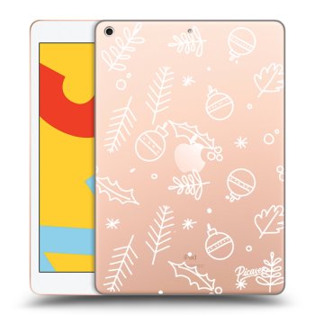 Picasee silikonski prozorni ovitek za Apple iPad 10.2" 2019 (7. gen) - Mistletoe