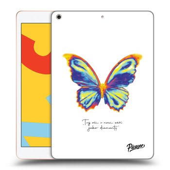 Ovitek za Apple iPad 10.2" 2019 (7. gen) - Diamanty White