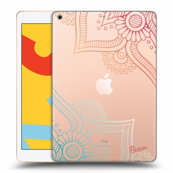 Picasee silikonski prozorni ovitek za Apple iPad 10.2" 2019 (7. gen) - Flowers pattern