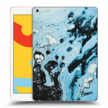 Picasee silikonski črni ovitek za Apple iPad 10.2" 2019 (7. gen) - Organic blue