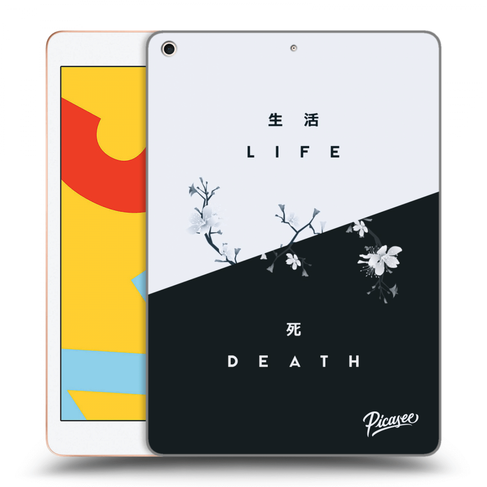 Picasee silikonski črni ovitek za Apple iPad 10.2" 2019 (7. gen) - Life - Death