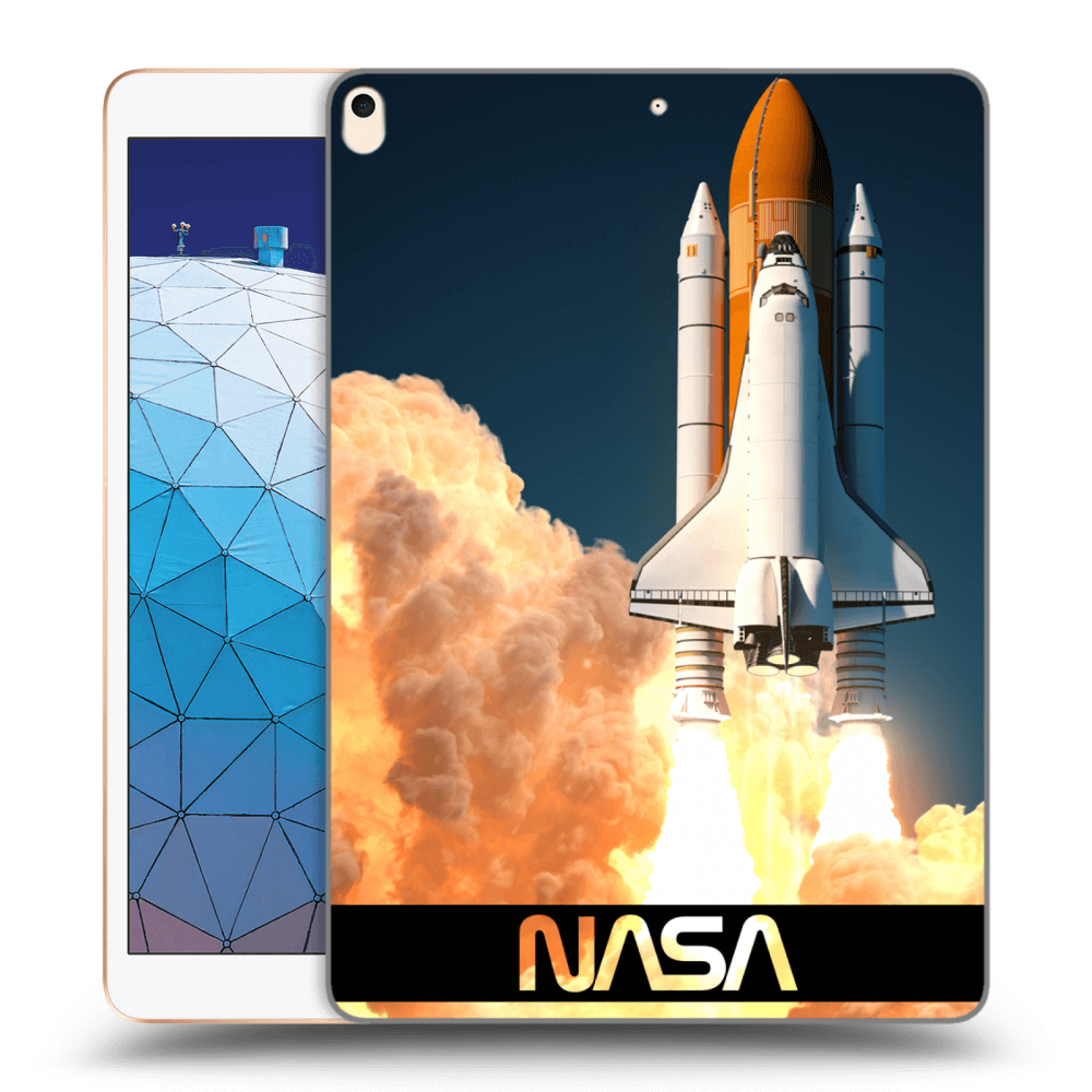 Picasee silikonski prozorni ovitek za Apple iPad Air 10.5" 2019 (3.gen) - Space Shuttle