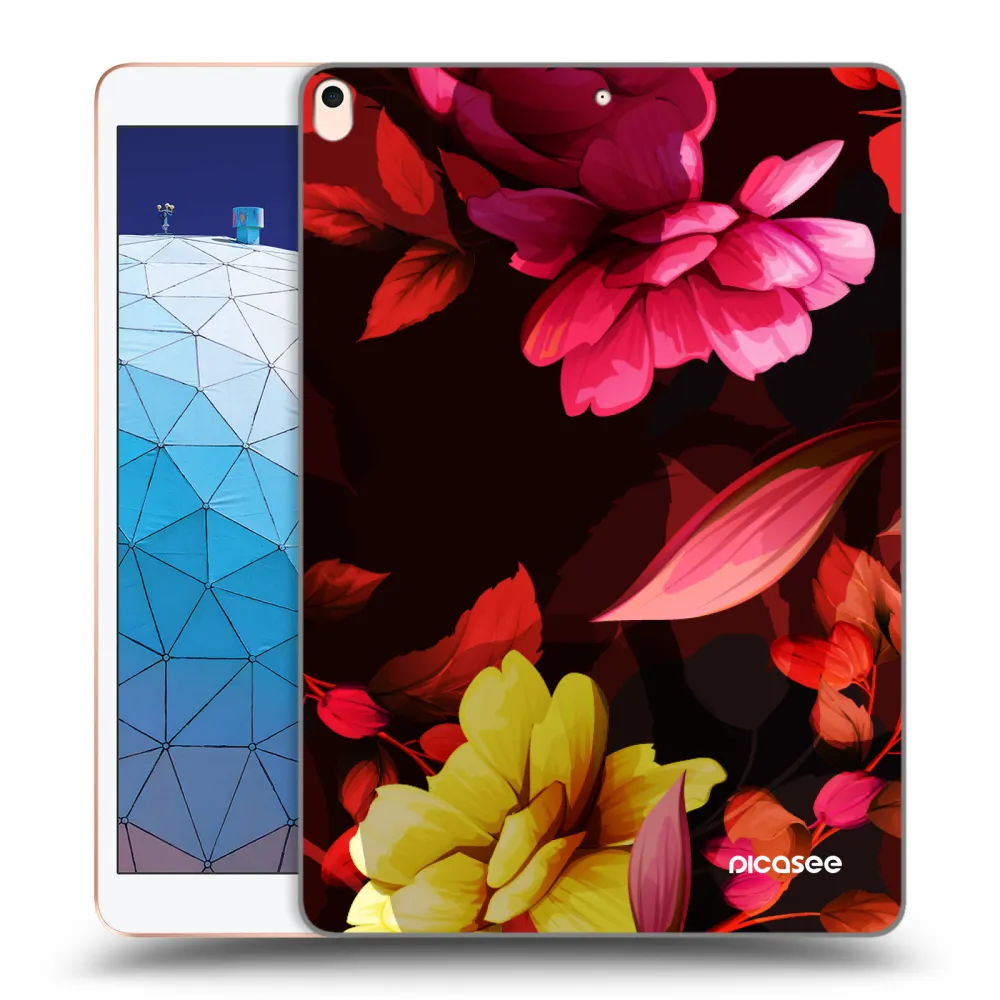 Picasee silikonski prozorni ovitek za Apple iPad Air 10.5" 2019 (3.gen) - Dark Peonny