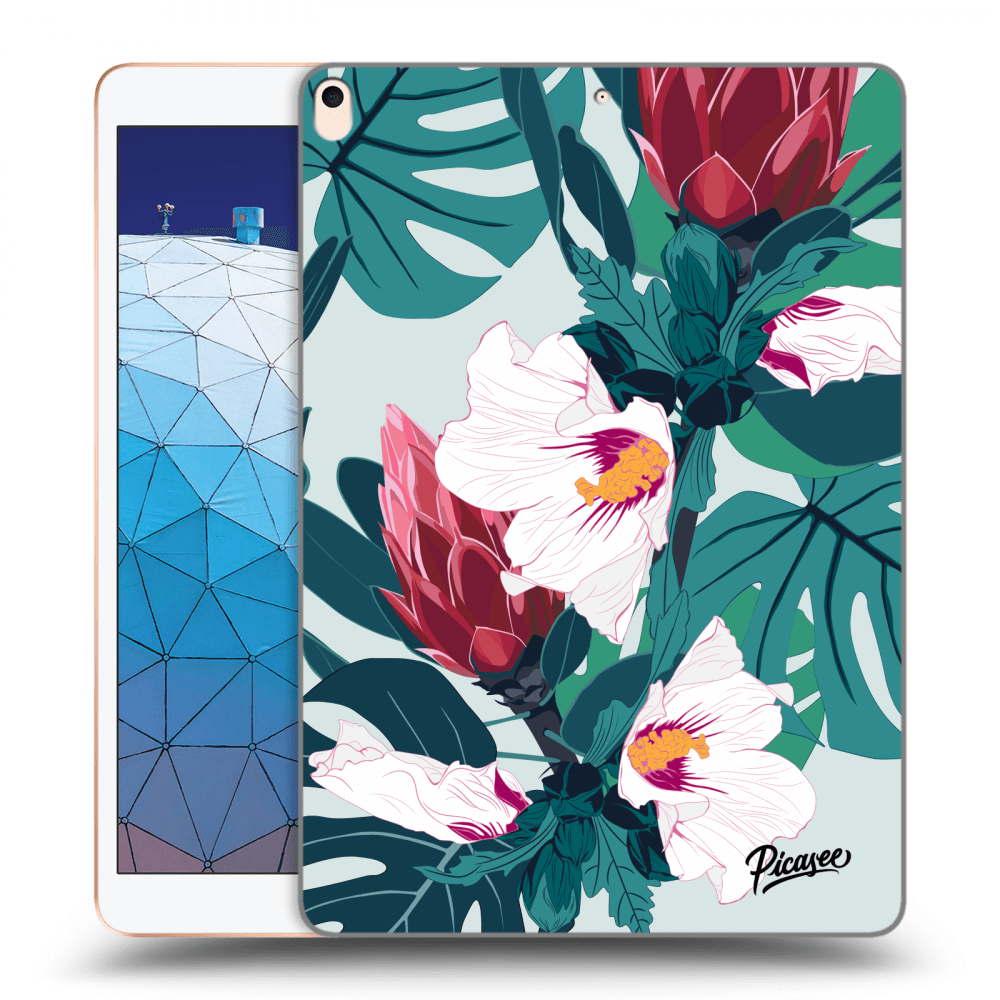 Picasee silikonski prozorni ovitek za Apple iPad Air 10.5" 2019 (3.gen) - Rhododendron