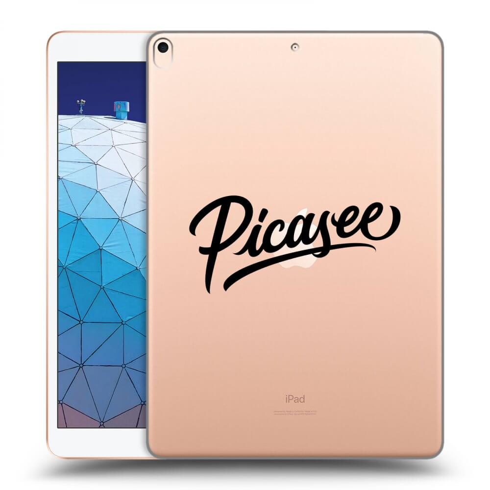 Picasee silikonski prozorni ovitek za Apple iPad Air 10.5" 2019 (3.gen) - Picasee - old logo - black