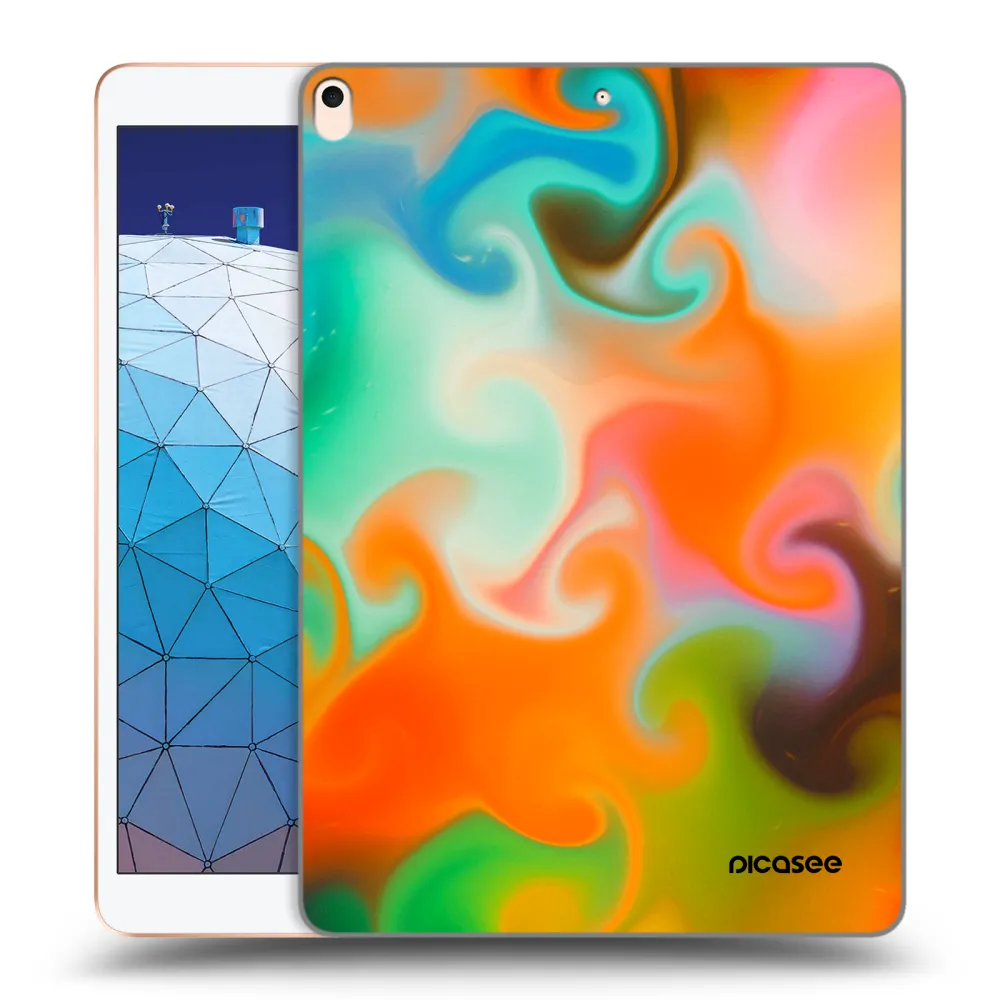Picasee silikonski prozorni ovitek za Apple iPad Air 10.5" 2019 (3.gen) - Juice
