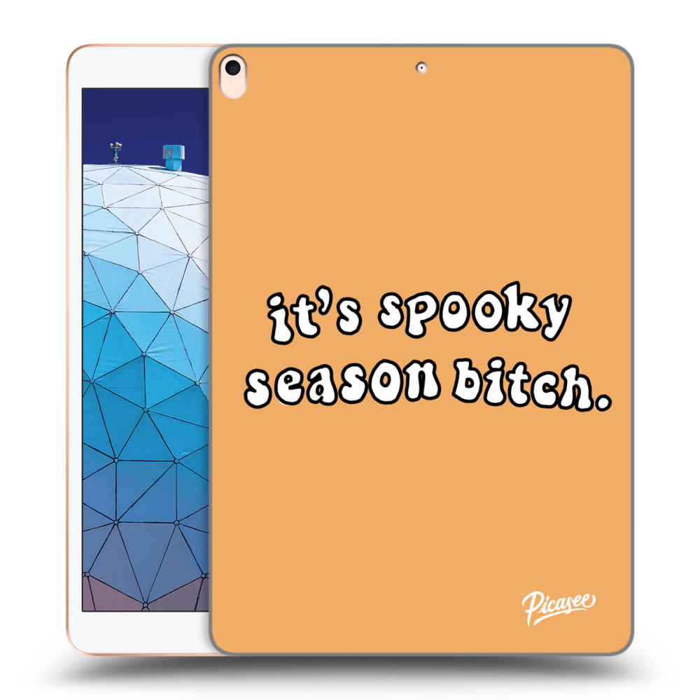 Picasee silikonski prozorni ovitek za Apple iPad Air 10.5" 2019 (3.gen) - Spooky season