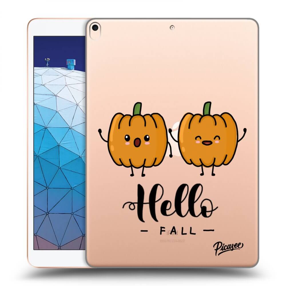 Picasee silikonski prozorni ovitek za Apple iPad Air 10.5" 2019 (3.gen) - Hallo Fall