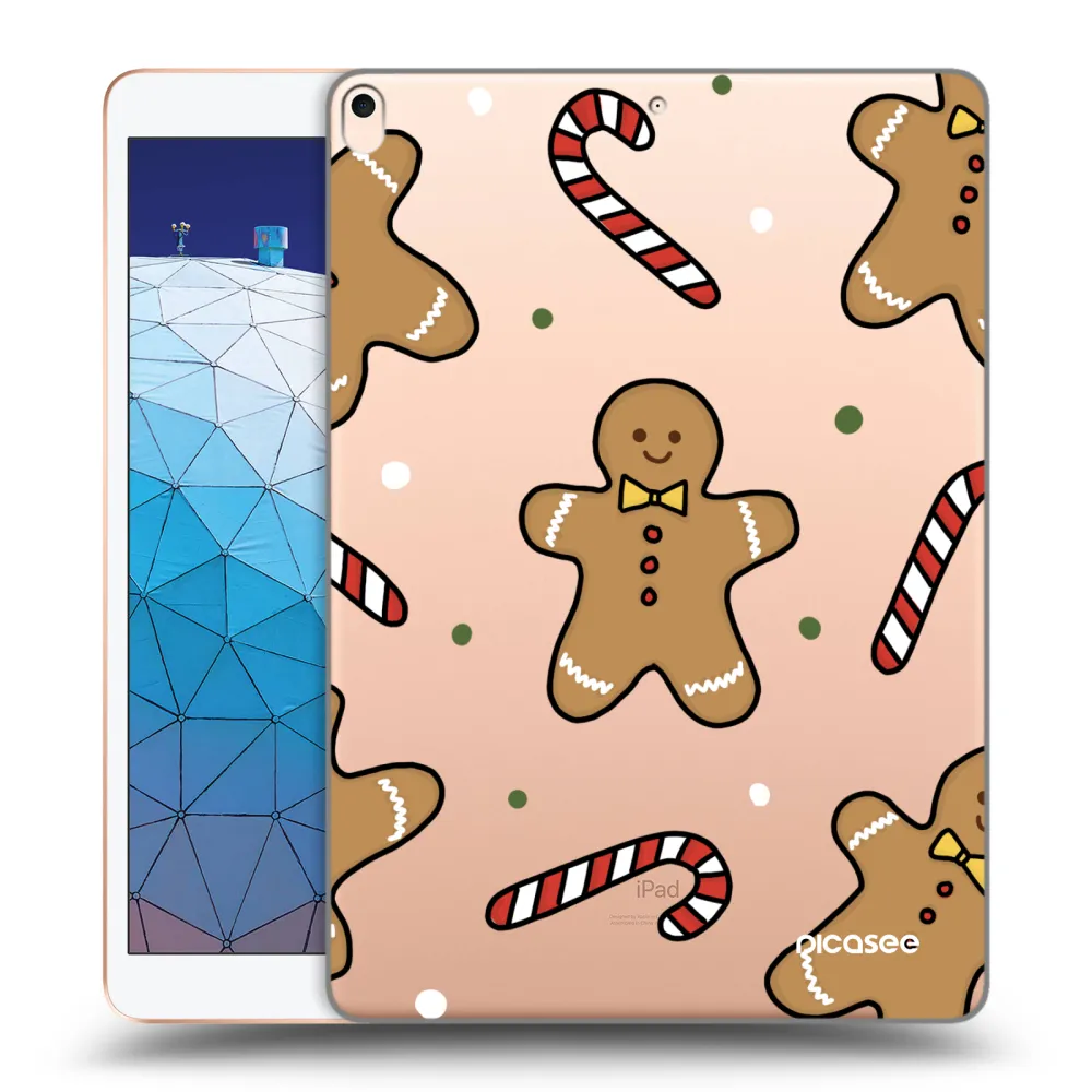 Picasee silikonski prozorni ovitek za Apple iPad Air 10.5" 2019 (3.gen) - Gingerbread