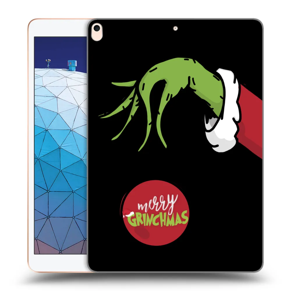 Picasee silikonski črni ovitek za Apple iPad Air 10.5" 2019 (3.gen) - Grinch