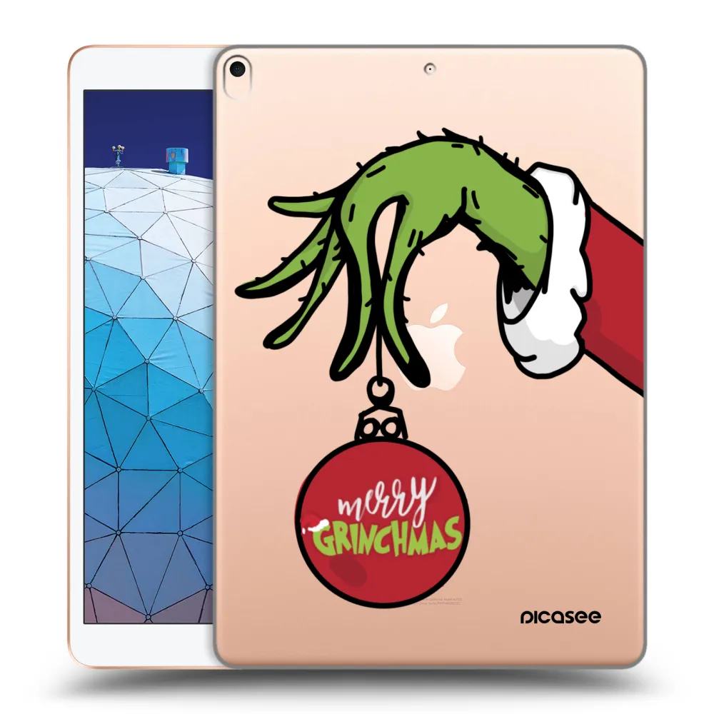 Picasee silikonski prozorni ovitek za Apple iPad Air 10.5" 2019 (3.gen) - Grinch