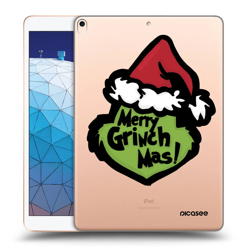 Picasee silikonski prozorni ovitek za Apple iPad Air 10.5" 2019 (3.gen) - Grinch 2