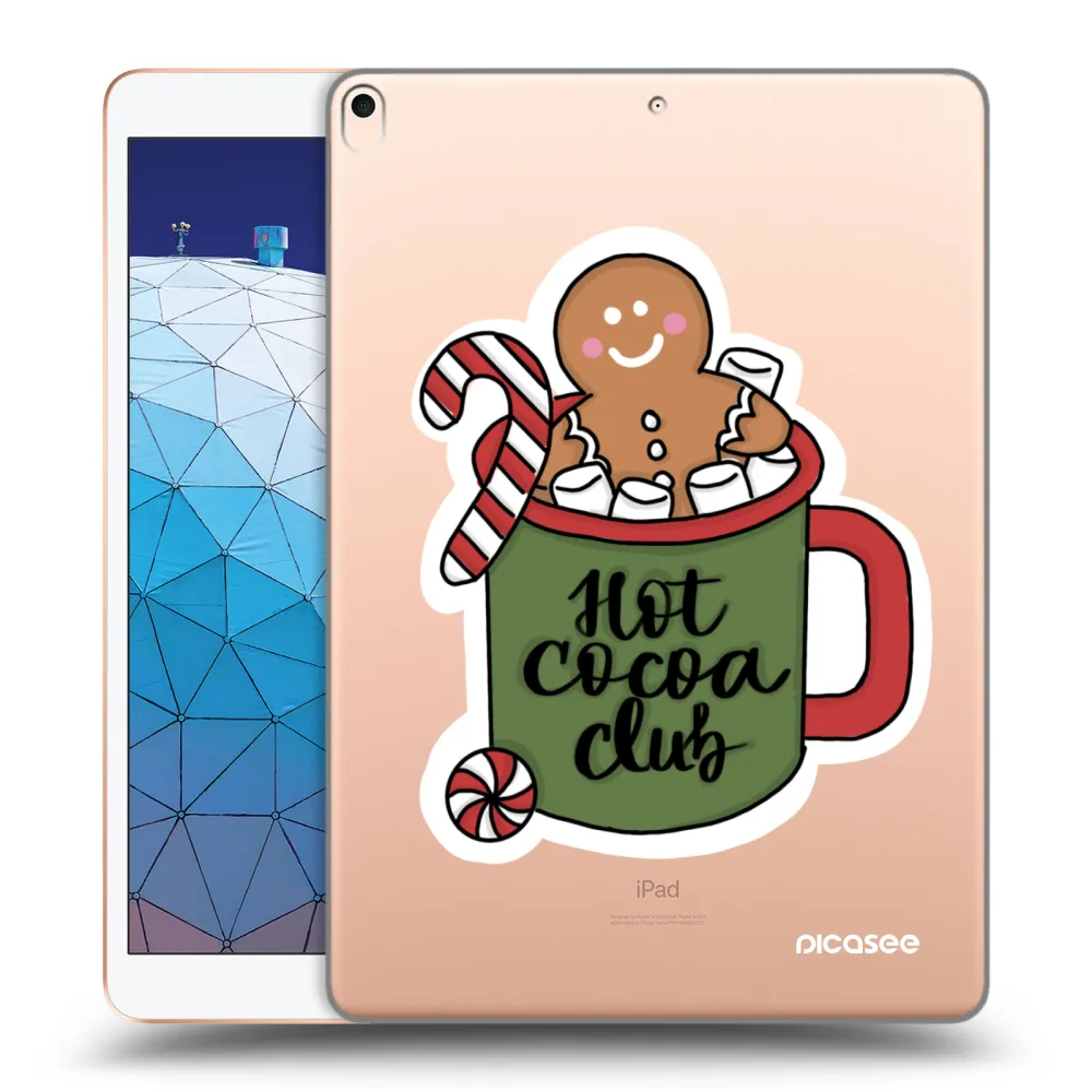 Picasee silikonski prozorni ovitek za Apple iPad Air 10.5" 2019 (3.gen) - Hot Cocoa Club