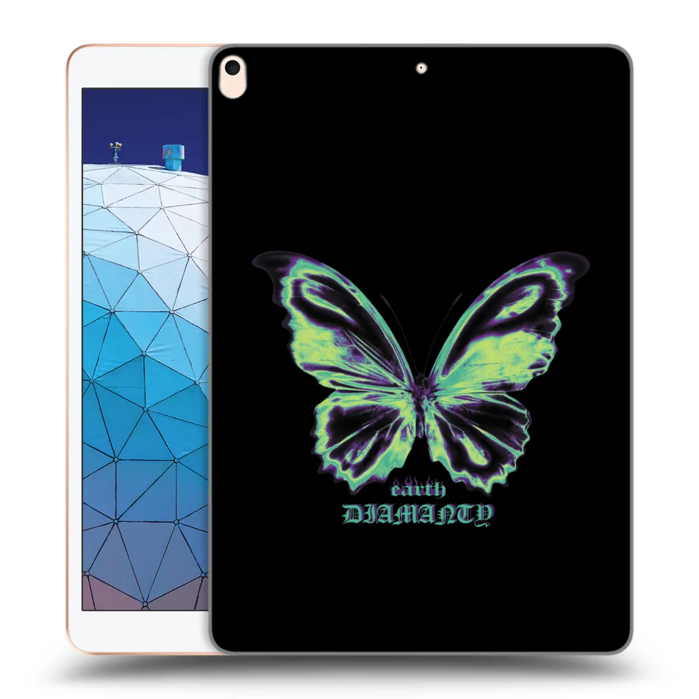 Picasee silikonski prozorni ovitek za Apple iPad Air 10.5" 2019 (3.gen) - Diamanty Blue