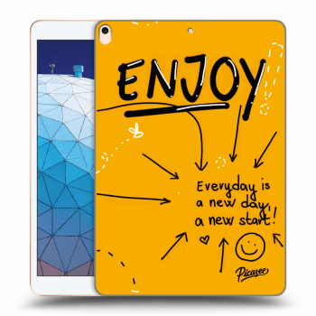 Picasee silikonski prozorni ovitek za Apple iPad Air 10.5" 2019 (3.gen) - Enjoy