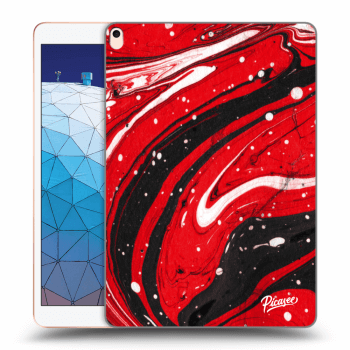 Picasee silikonski prozorni ovitek za Apple iPad Air 10.5" 2019 (3.gen) - Red black