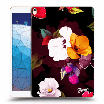 Picasee silikonski prozorni ovitek za Apple iPad Air 10.5" 2019 (3.gen) - Flowers and Berries