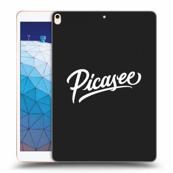 Picasee silikonski črni ovitek za Apple iPad Air 10.5" 2019 (3.gen) - Picasee - old logo - white