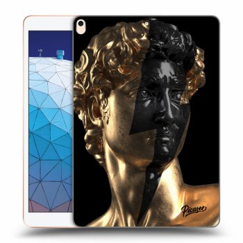 Picasee silikonski črni ovitek za Apple iPad Air 10.5" 2019 (3.gen) - Wildfire - Gold