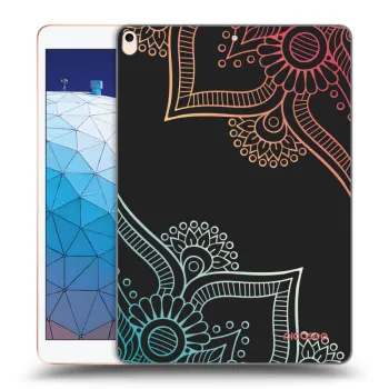 Picasee silikonski črni ovitek za Apple iPad Air 10.5" 2019 (3.gen) - Flowers pattern
