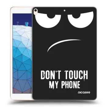 Picasee silikonski črni ovitek za Apple iPad Air 10.5" 2019 (3.gen) - Don't Touch My Phone